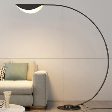 70" Tall Black Arc Floor Lamp Metal Overarching Floor Reading Lamp